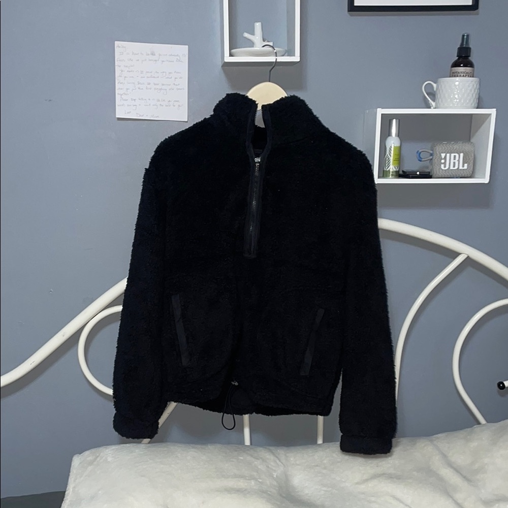 Brand New No Boundaries Black Fleece Jacket